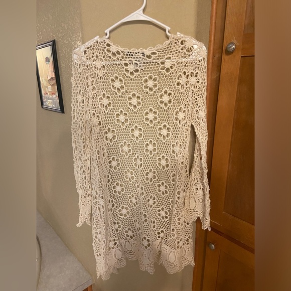 American Rag crochet duster - Picture 2 of 5